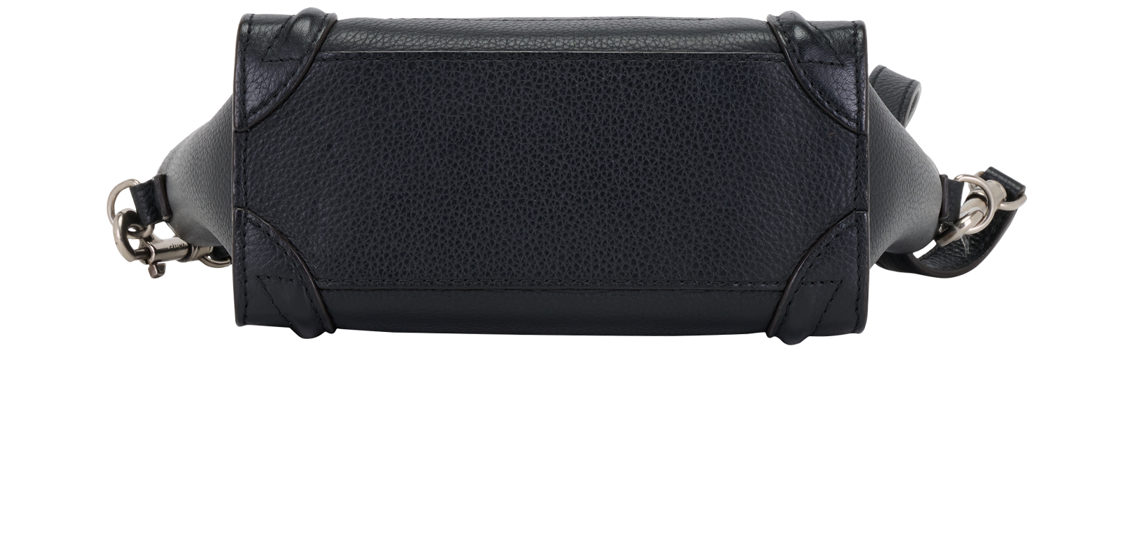 Nano Luggage Tote, &pound;1,400, Handbags, Black, Leather, Top view